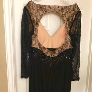 Beautiful black gown new never been worn